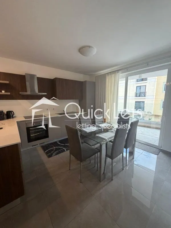 Bright airy two-bedroom apartment with two bathrooms and front terrace