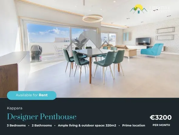 Kappara 3 Double Bedroom Highly Finished Penthouse