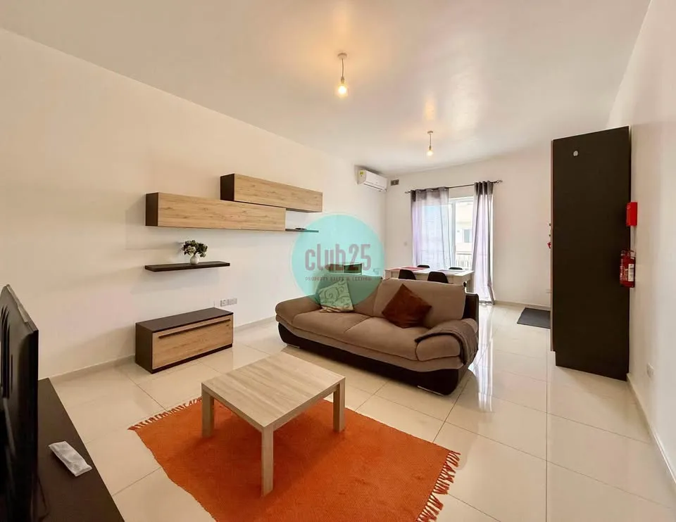 Qormi Fully Air-Conditioned 1-Bedroom Apartment