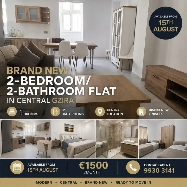 Brand-new apartment in Gżira