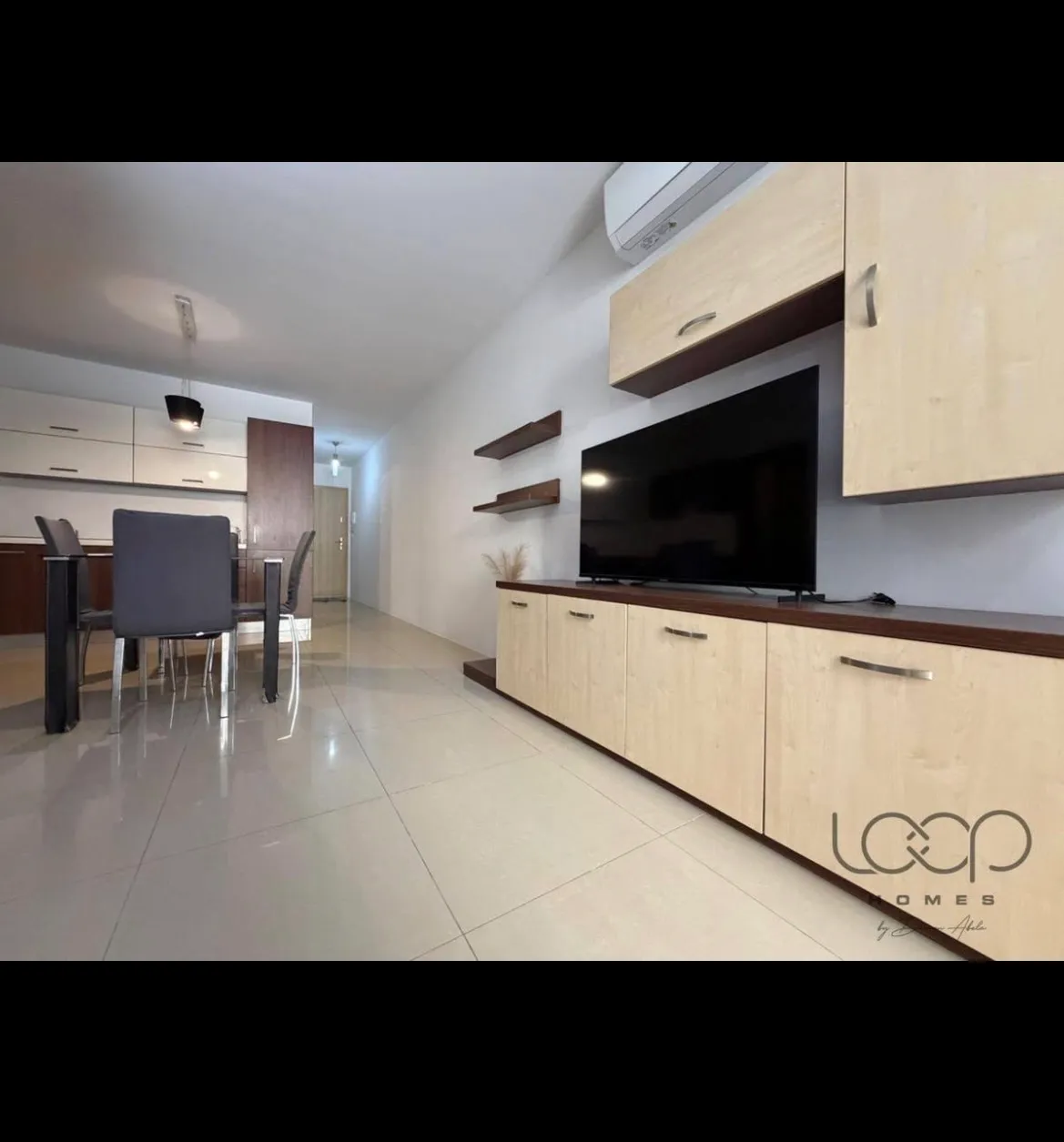Qawra - Modern 2 Bedroom Apartment - 2 Bathrooms - Air Conditioning - Front Balcony - Open Plan - Lift