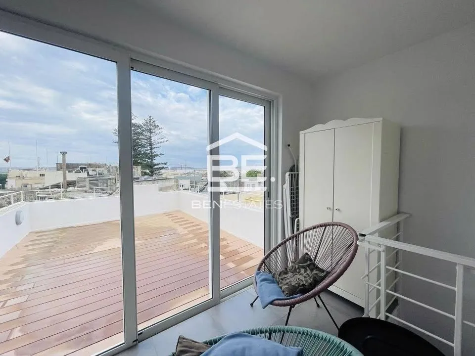 Designer-furnished one-bedroom townhouse in Naxxar