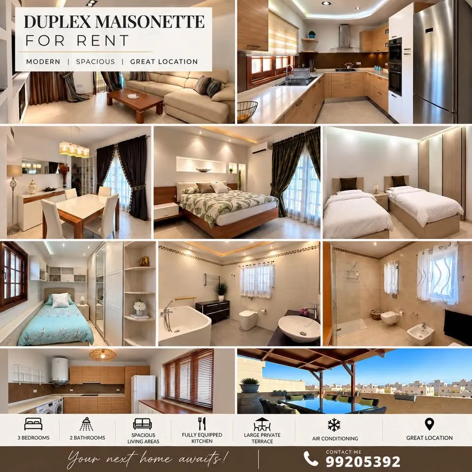 Duplex Maisonette for Rent – Qormi