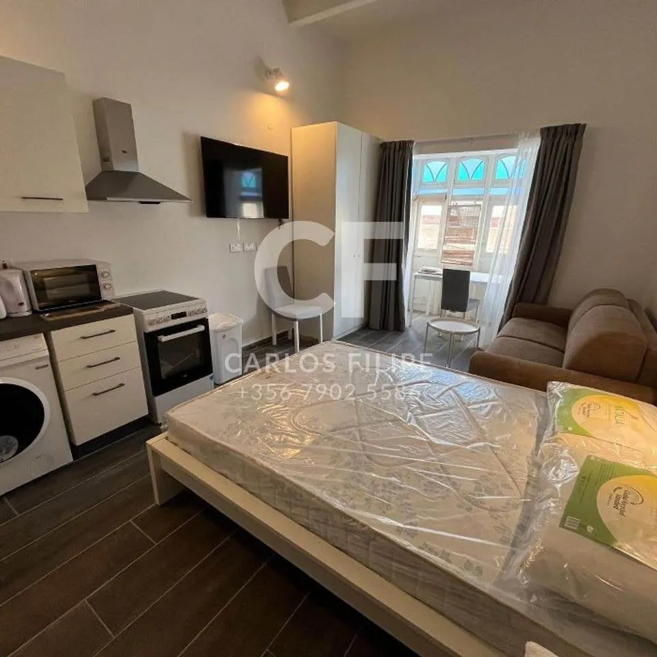 Modern 1-bedroom studio in Sliema