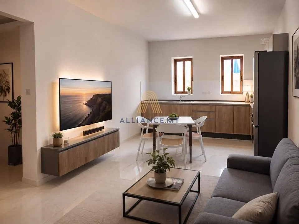 Modern 1-Bedrooms Apartment for Rent in Birkirkara