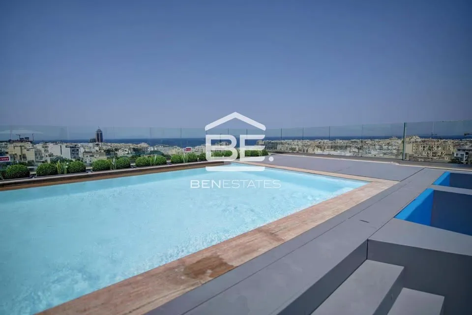 Three bedrooms apartment in Sliema