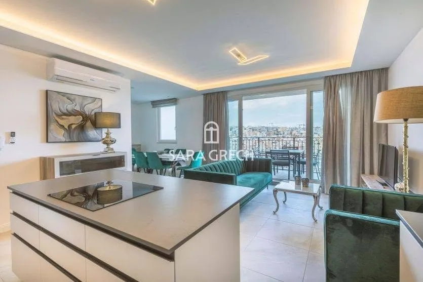 Brand New 2 Bedroom seafront apartment for Rent in Mosta