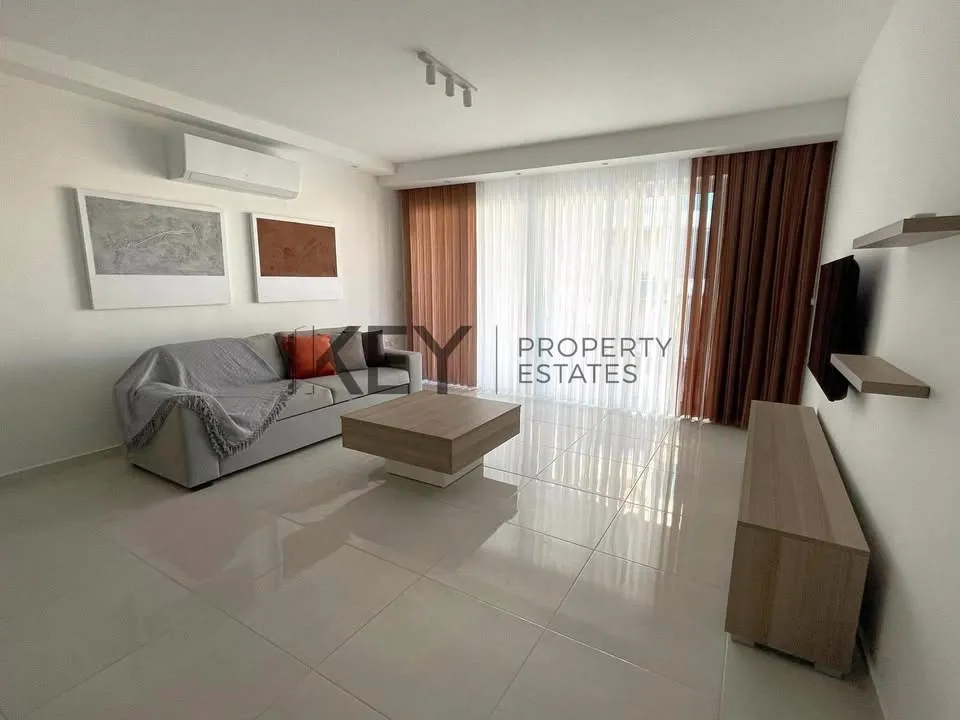 Modern and Spacious Fully Furnished 3 Bedroom Apartment in Qawra