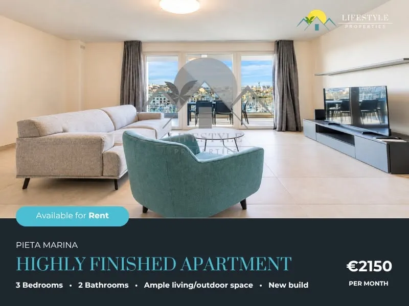 Pieta Marina 3 Bedroom New Highly Finished Apartment