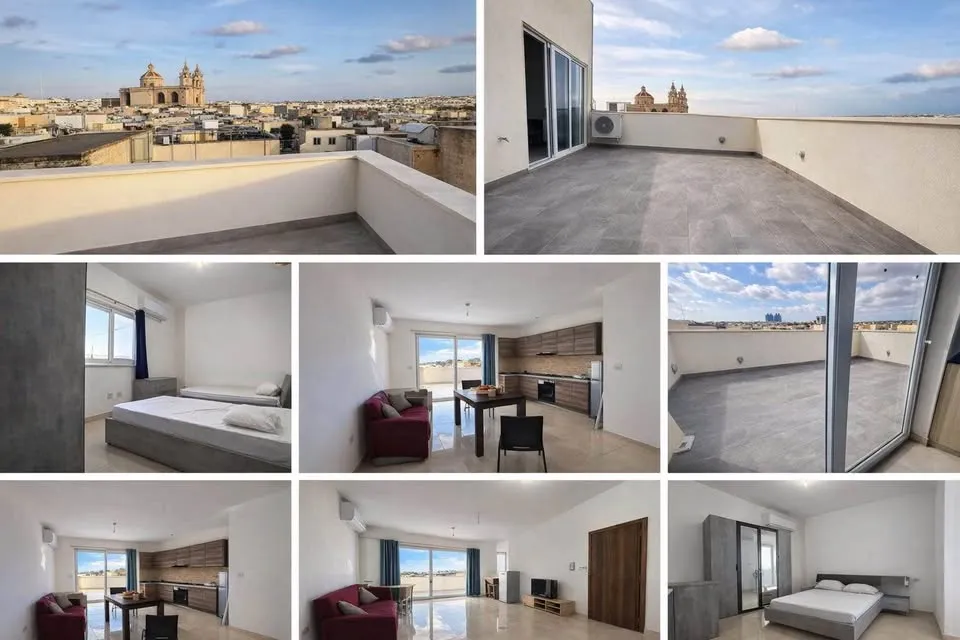 Modern and very spacious 4-bedroom penthouse