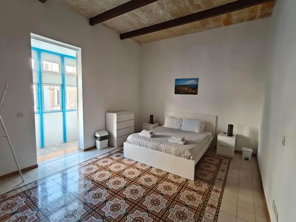 Traditional Maltese house near seafront in Gżira/Sliema
